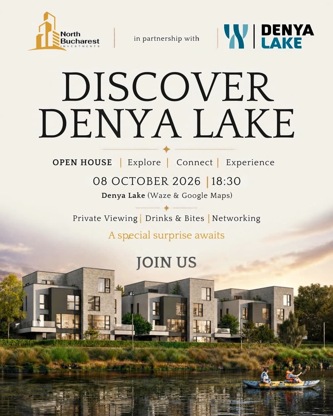 NORTH BUCHAREST INVESTMENTS AND DENYA ANNOUNCE DISCOVER DENYA LAKE